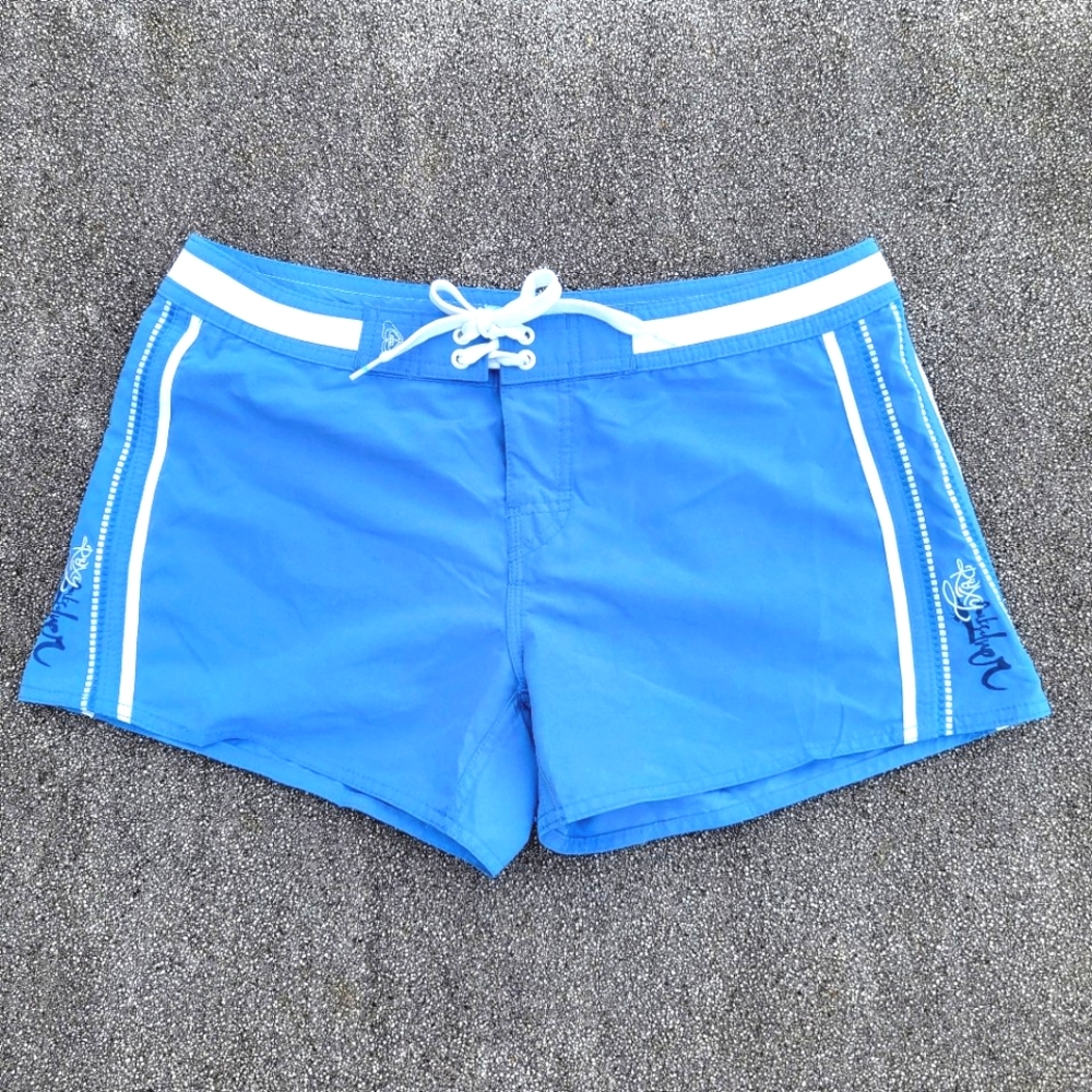 Vintage 90s Y2K Roxy Quicksilver Women's Swim Shorts Boardshorts Size 9